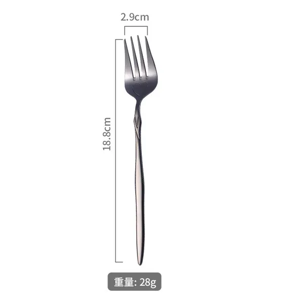 black colour rose fork