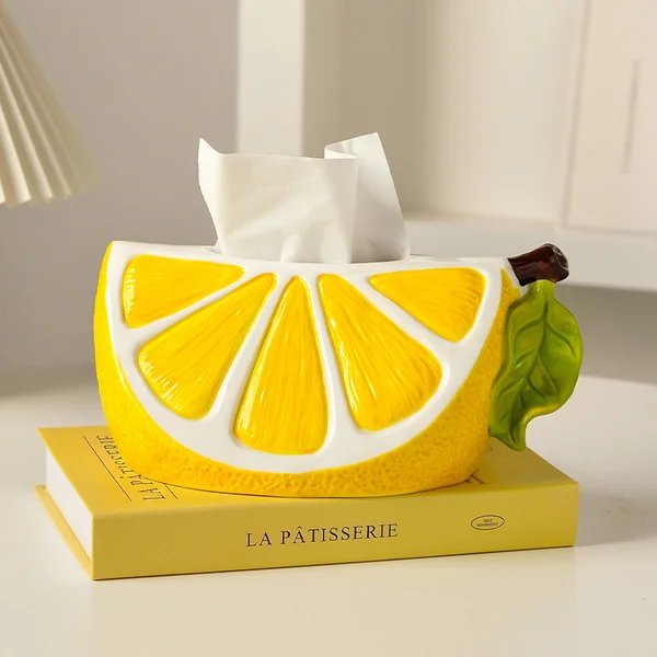 Lemon tissue box
