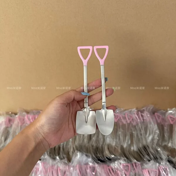 316 Stainless Steel Spatula Spoon for Summer Watermelon Ice Cream, Dessert Spatula, Square Tip, Pointed Tip, Children's Spoon